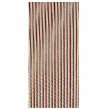 Barn Red Nutmeg York Ticking Towel Set Of Six KT880017 - The Fox Decor